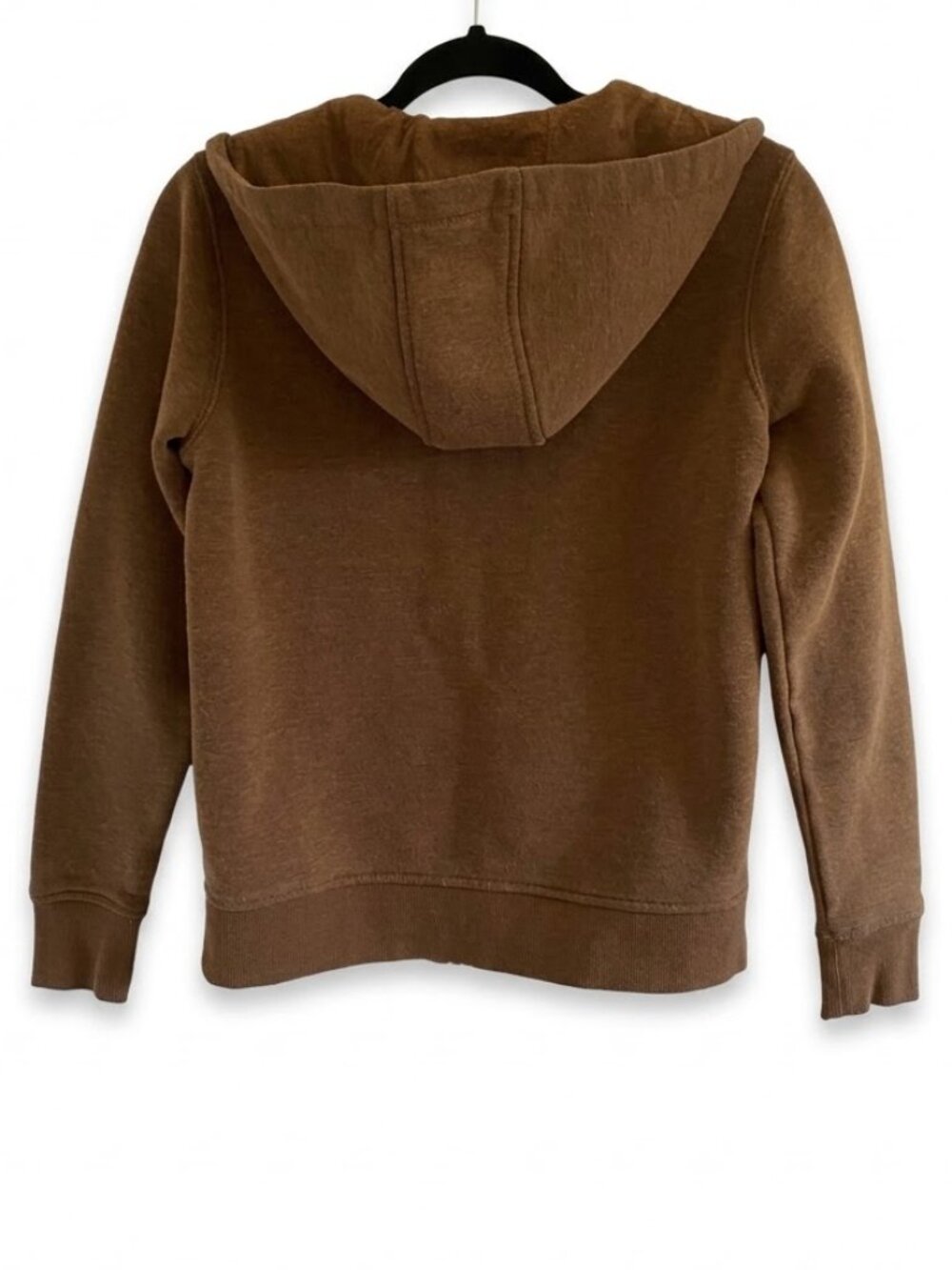 Carhartt Women's Relaxed Fit Oversized Zip Hoodie XS Brown Grunge Faded Patina - Picture 2 of 10